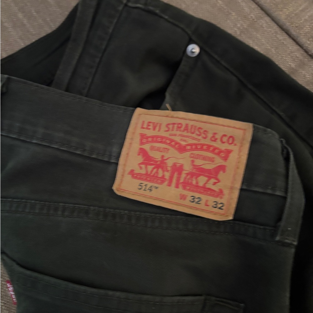 Levi's 514 Dark Green  32x32